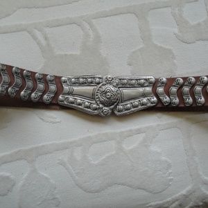 Real Leather Western Style Belt 30" waist size